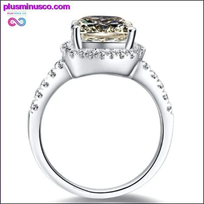 2 Carat Brilliant Cushion Cut Halo Style Diamond Ring ||