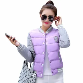 2017 New winter jacket women Korea fashion uniform warm jackets winter coat women cotton female parkas Women's winter jacket