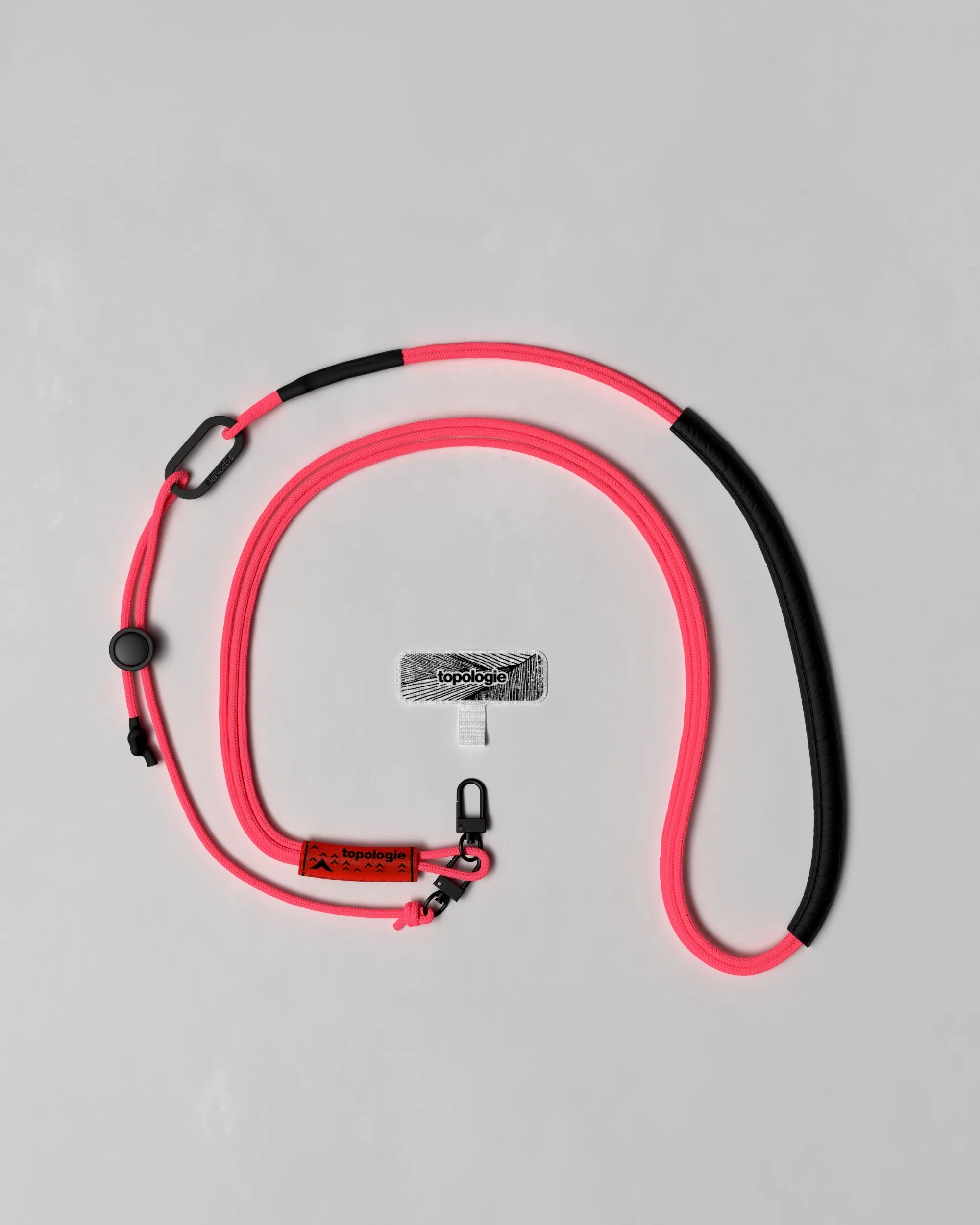 3.0mm Tricord / Neon Pink   Phone Strap Adapter