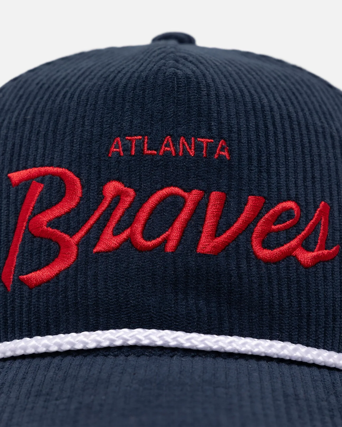 47 Brand Atlanta Braves Crossrope Hitch Snapback Navy