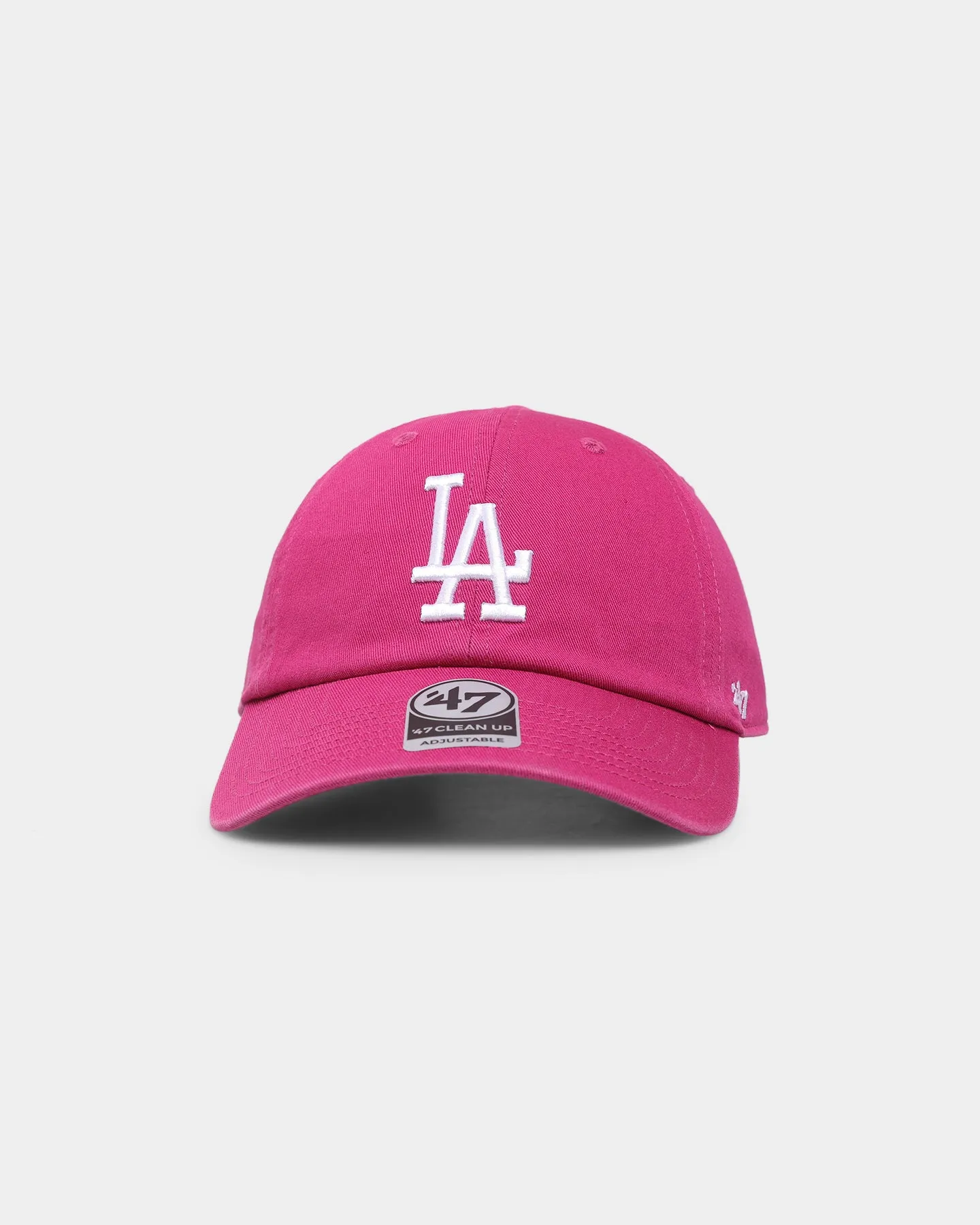 47 Brand Los Angeles Dodgers Clean Up Strapback Orchid