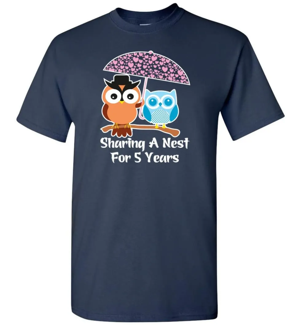 5 Years Wedding Anniversary Gifts Valentine's Day T-shirt