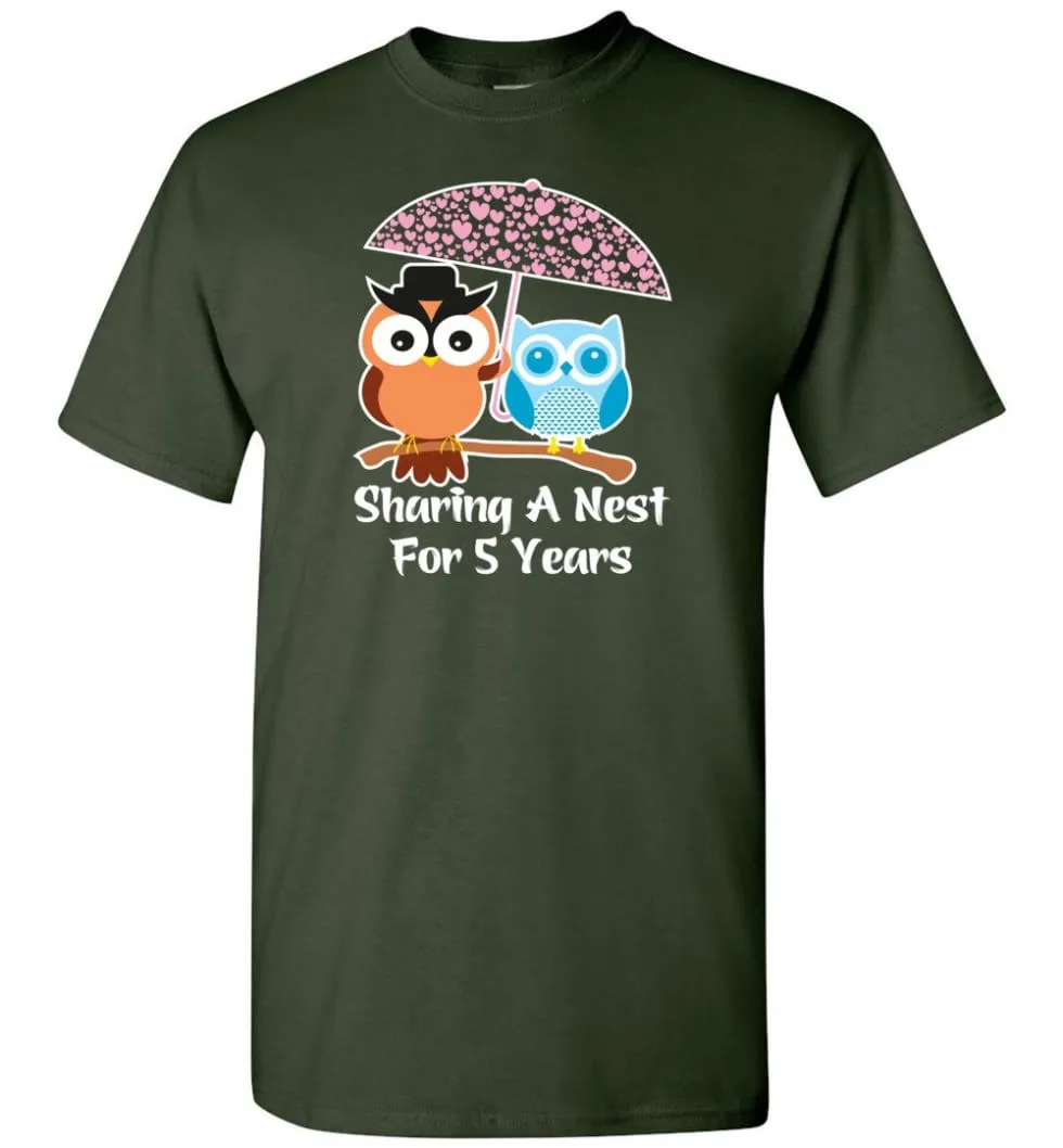 5 Years Wedding Anniversary Gifts Valentine's Day T-shirt