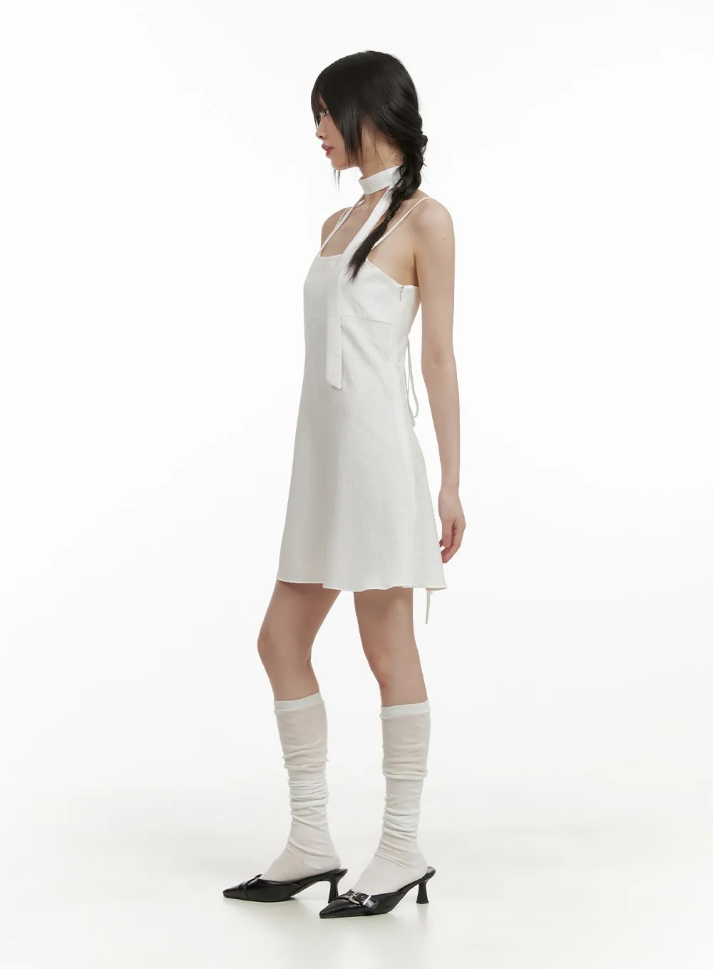 A-Line Sleeveless Mini Dress CY428