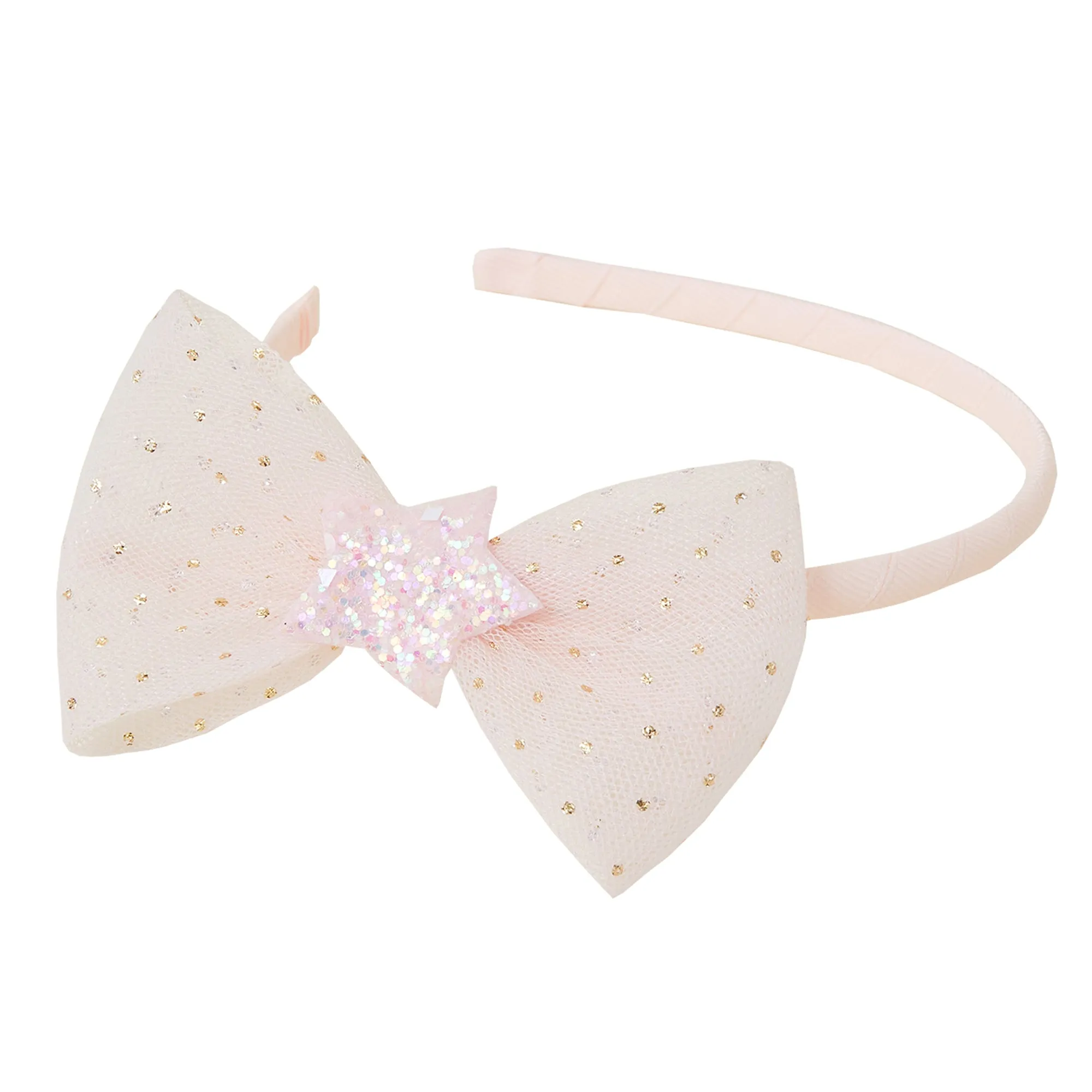 Accessorize London Girl's Pink Party Bow Headband