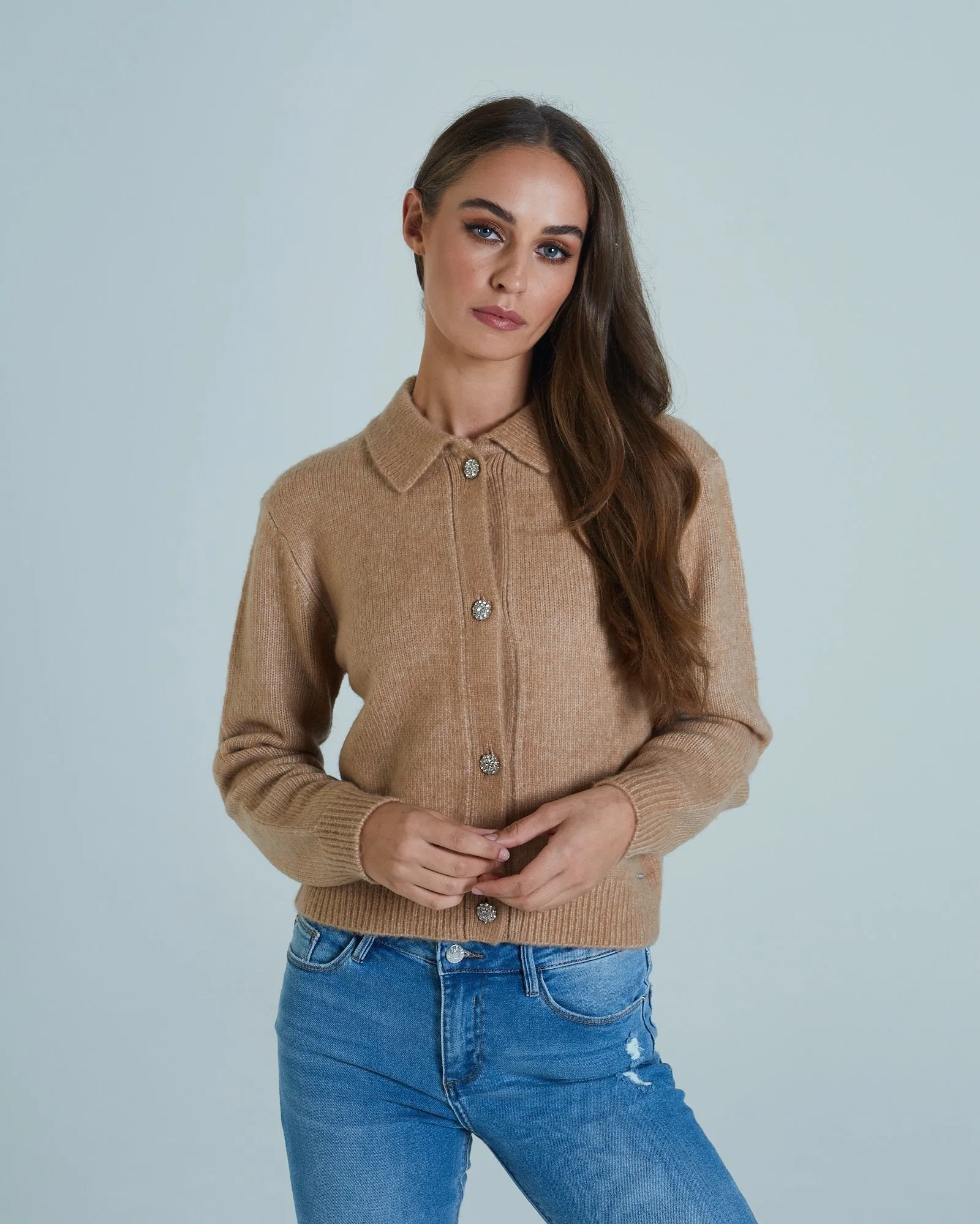 Adelaide Cardigan Caramel Crunch