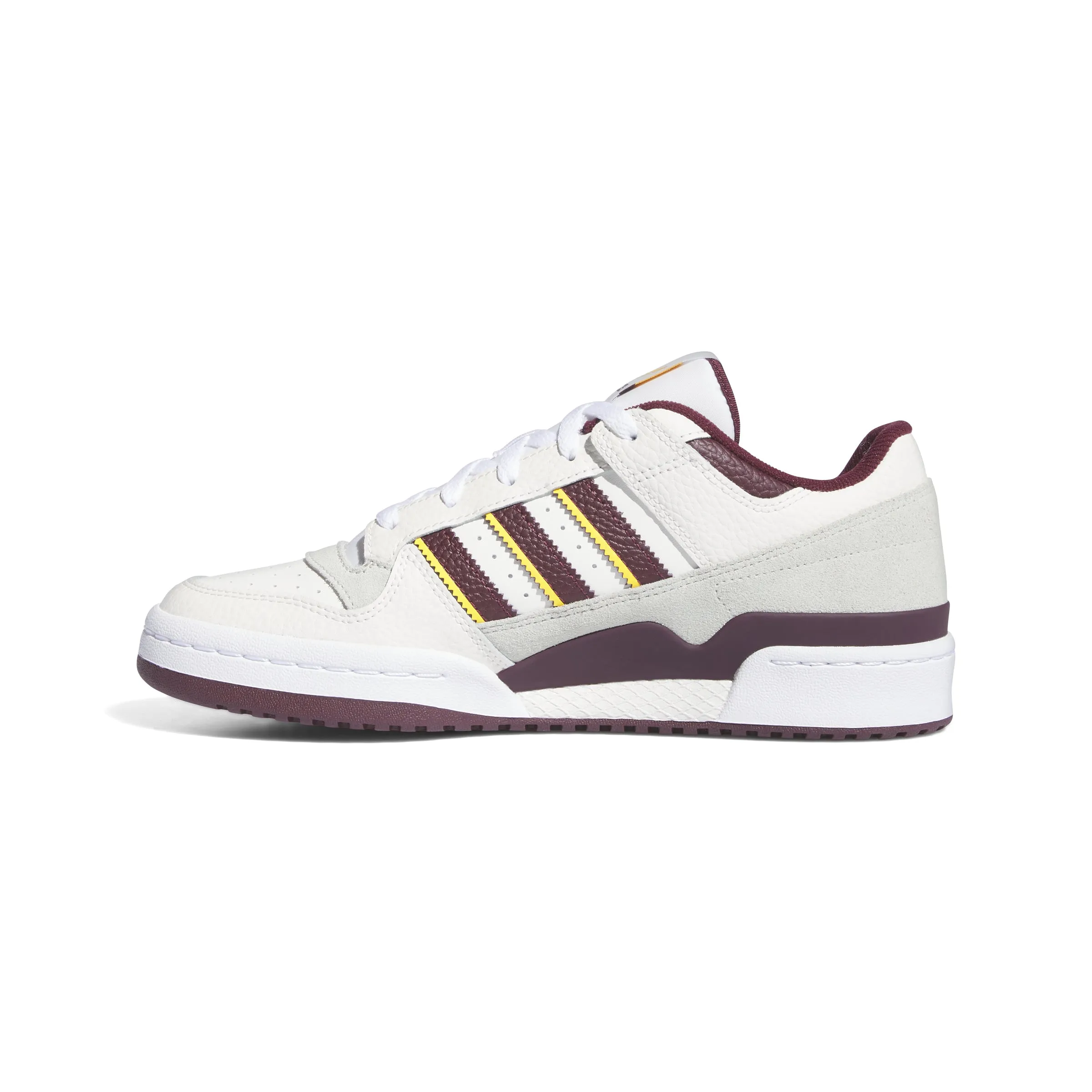 Adidas Forum Low CL Sneaker White Maroon IH7907