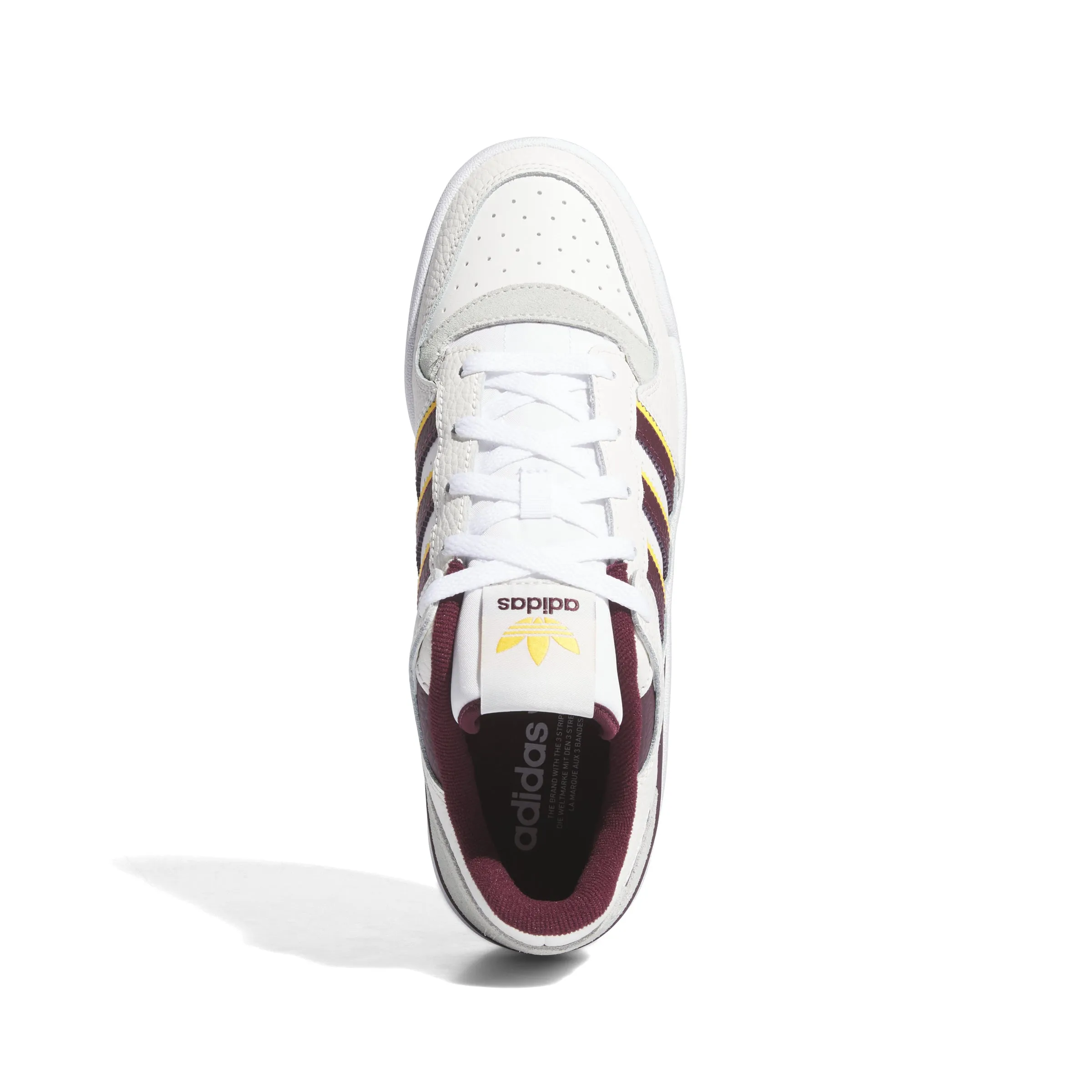 Adidas Forum Low CL Sneaker White Maroon IH7907