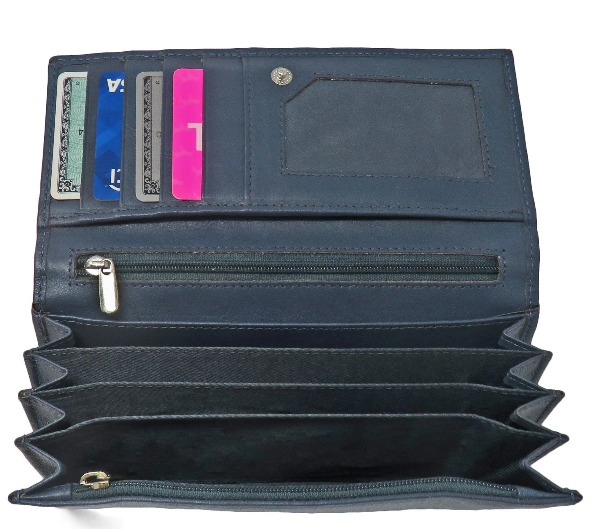 AFONiE Leather RFID Women Wallet