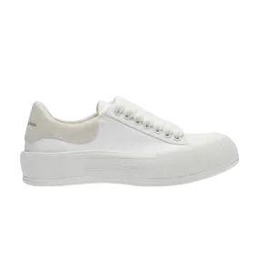 Alexander McQueen Wmns Deck Lace-Up Plimsoll 'White' 2021