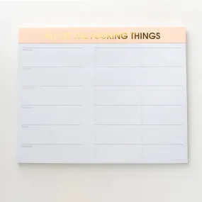 All of the Fucking Things Weekly Planner