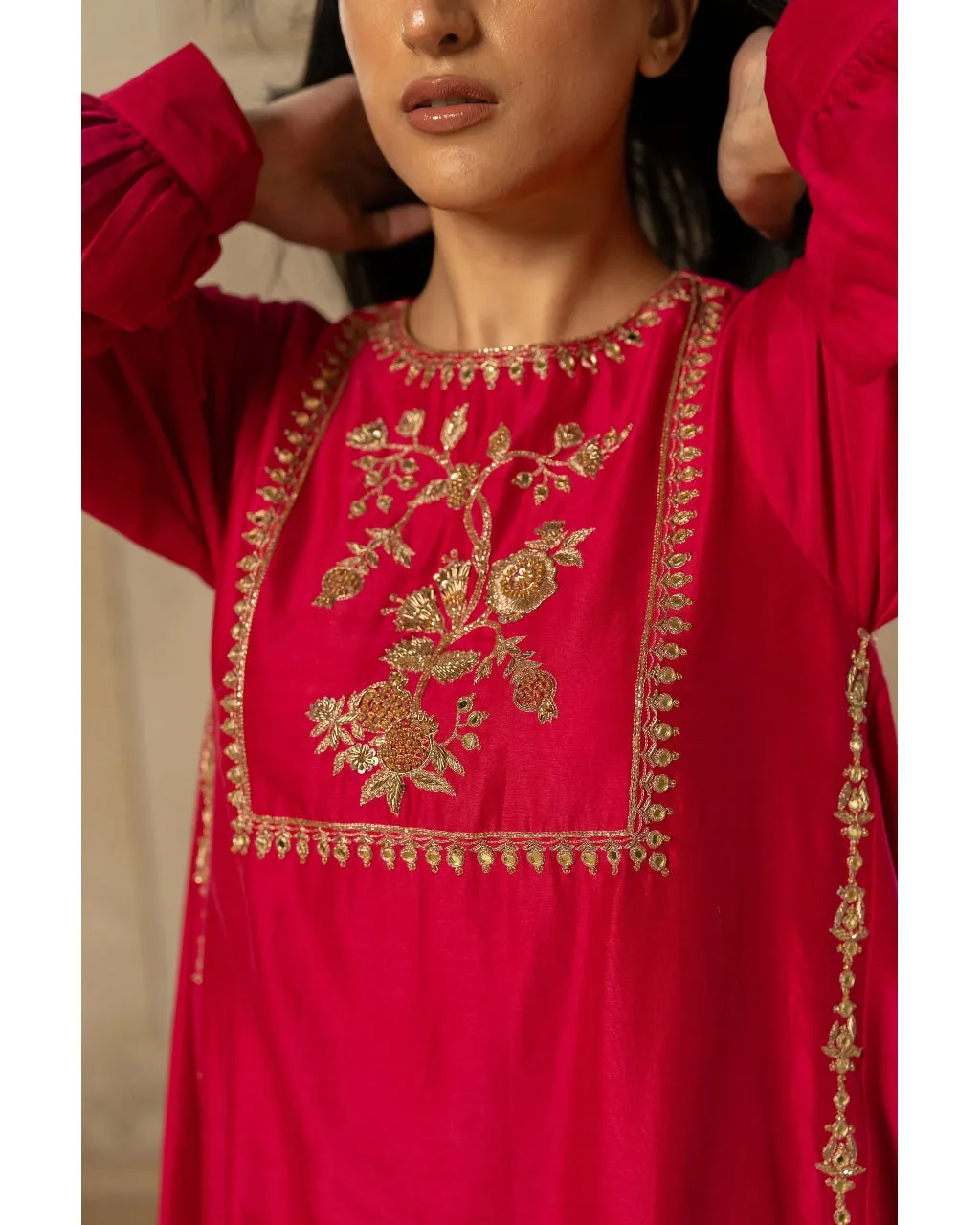 Anar Motif Kurta Set