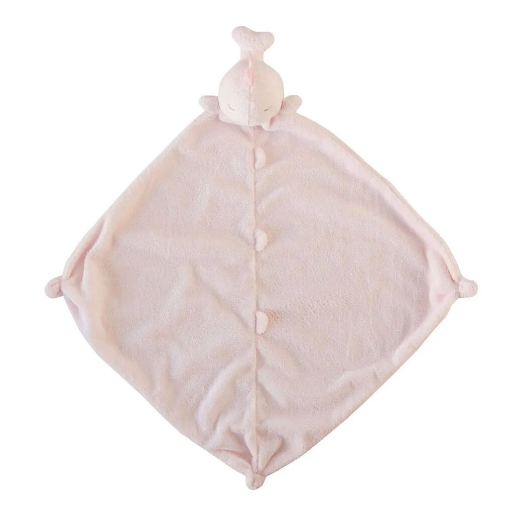 Angel Dear Security Blankie Blanket Whale Pink