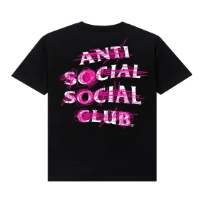 Anti Social Social Club Nevermind Tee Black Pink