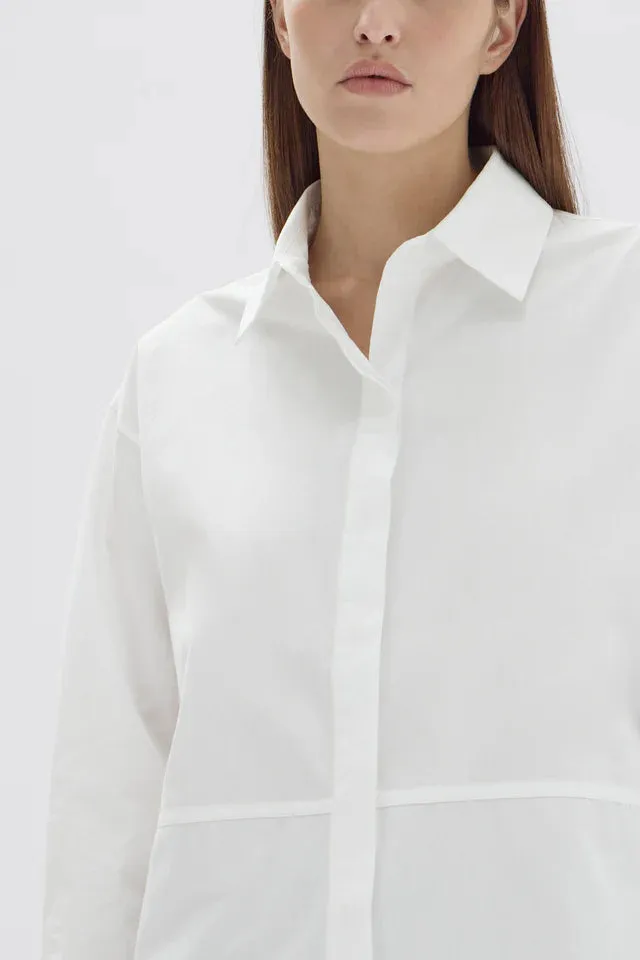 Astrid Poplin Shirt White