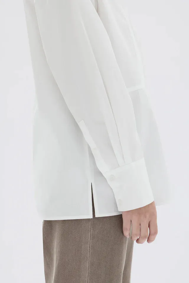 Astrid Poplin Shirt White