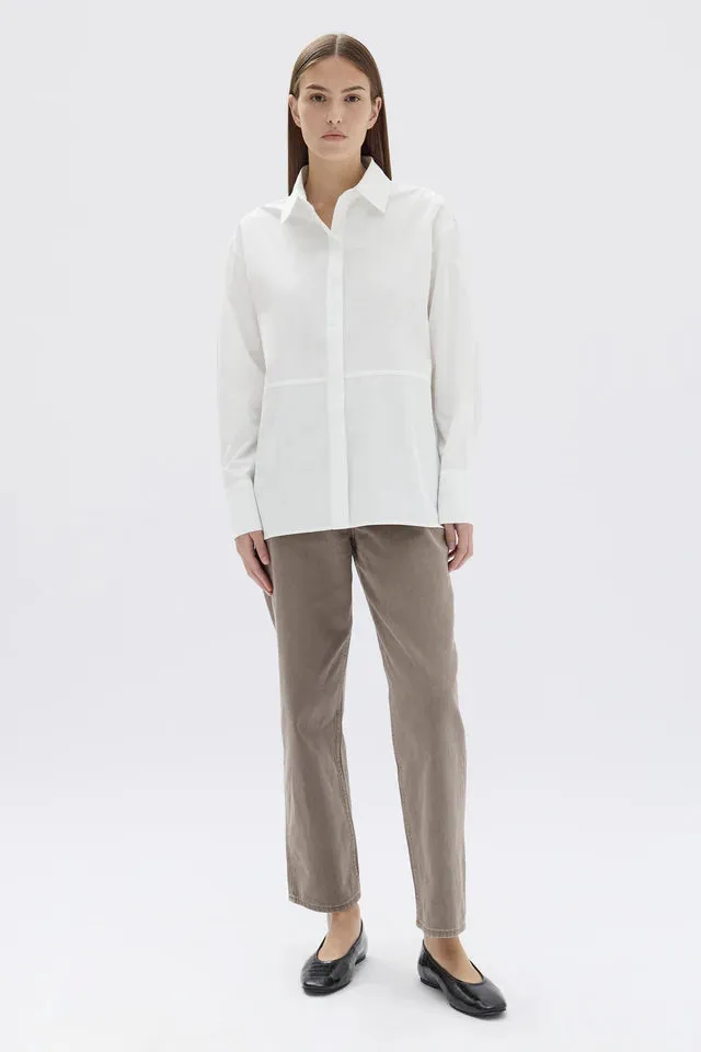 Astrid Poplin Shirt White