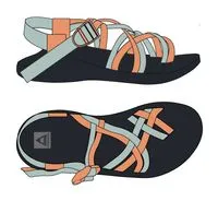 Atlas Sandal - Surf Spray/Apricot