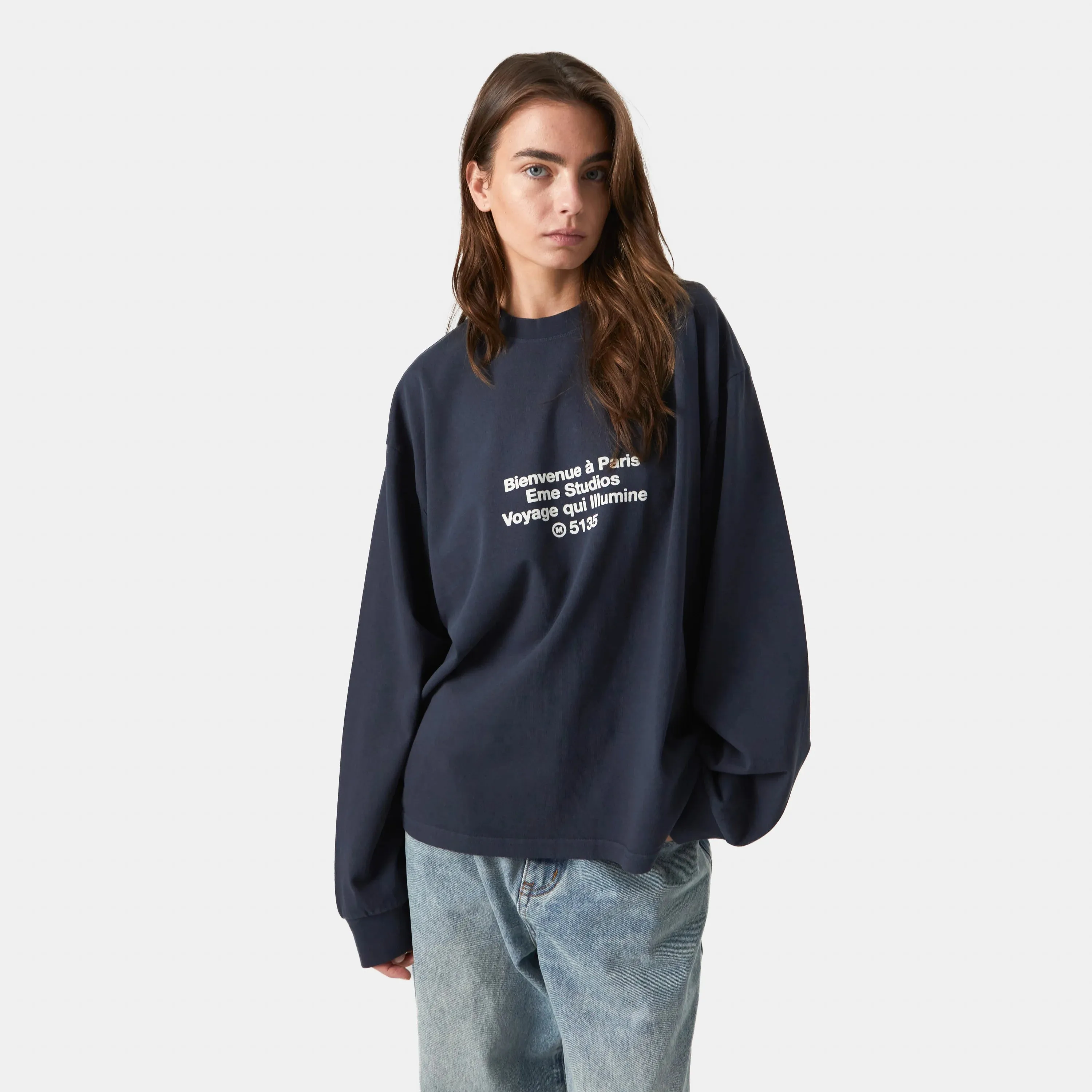 Bastille Navy Long Sleeve