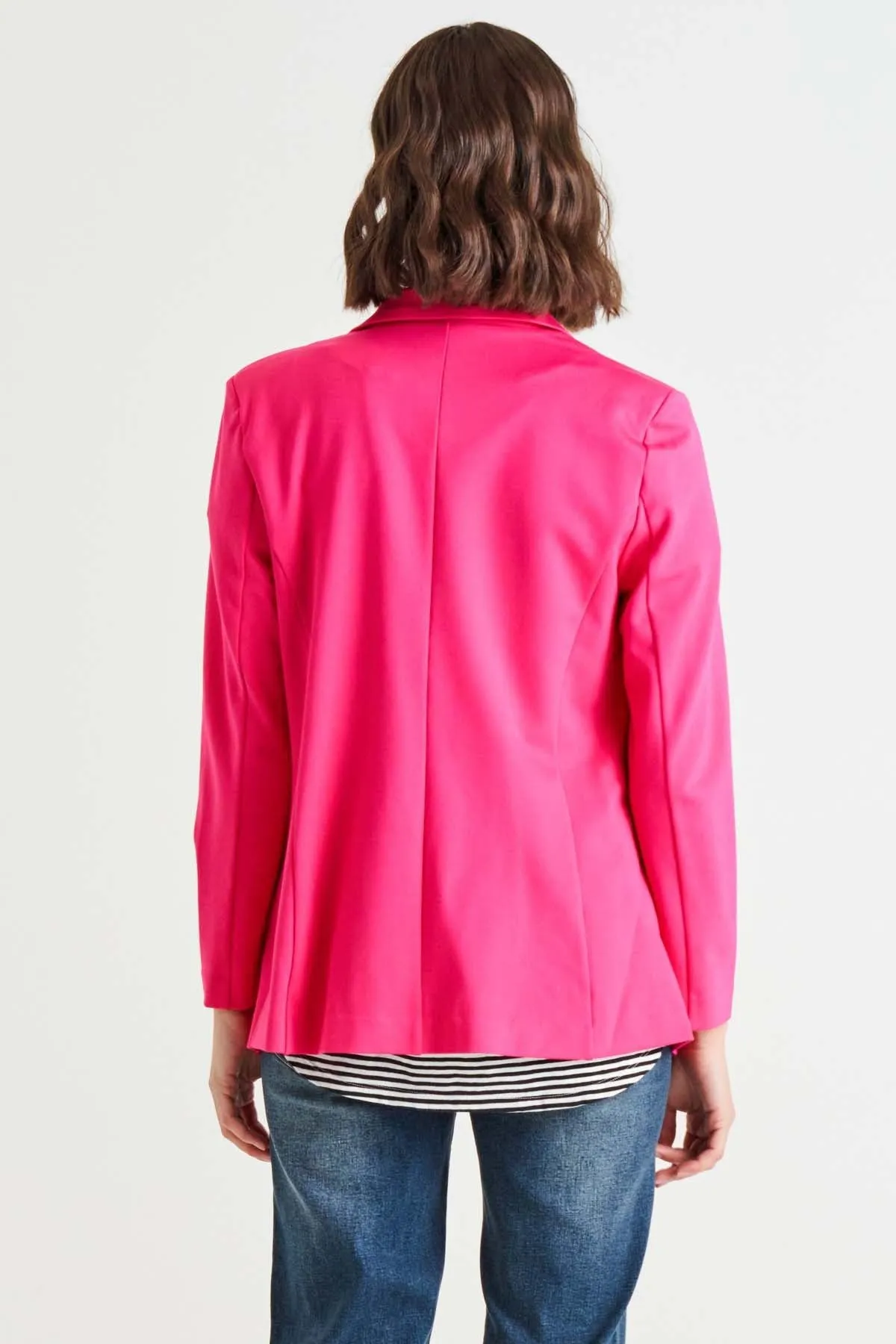 Betty Basics Portsea Blazer in Bubblegum Pink