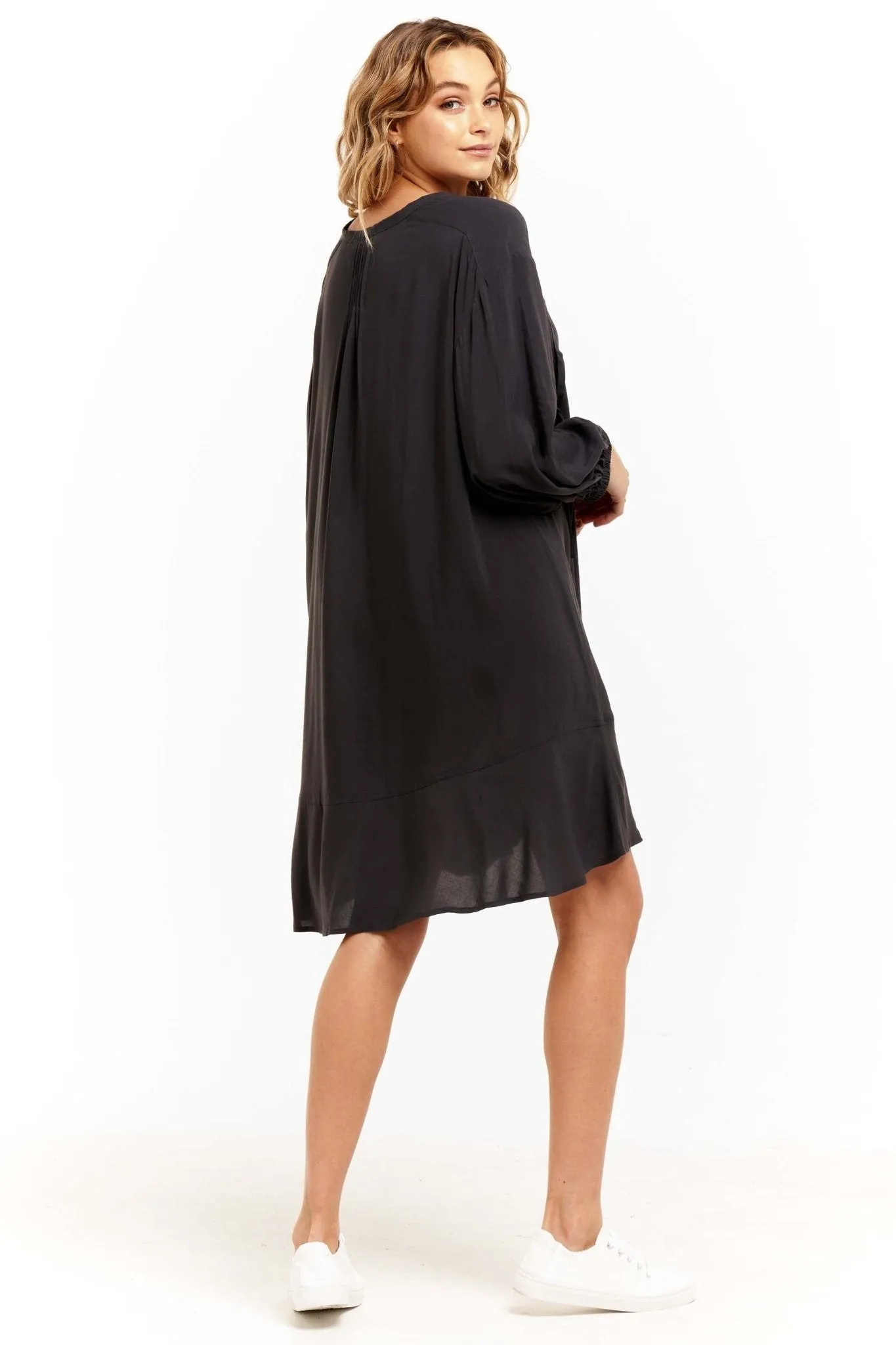 Betty Basics Samara Dress in Petrol Black