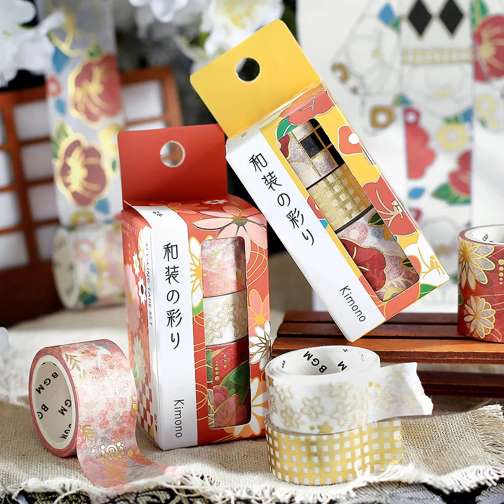 BGM Foil Stamping Masking Tape: The Color of Kimono - Camellia