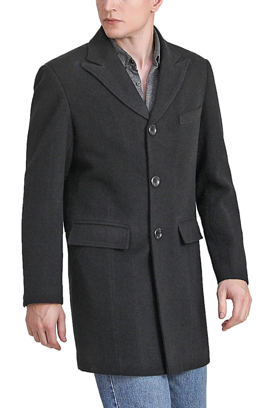 BGSD Men Marc Wool Blend Walker Coat