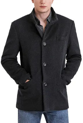 BGSD Men Perry Cashmere Wool Blend City Coat