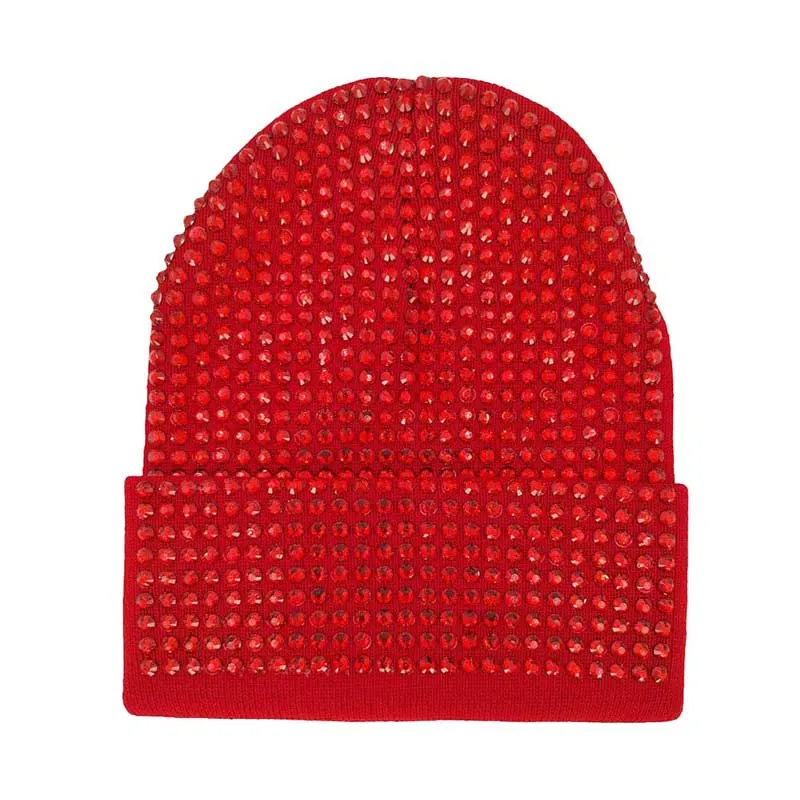 Bling Studded Beanie Hat