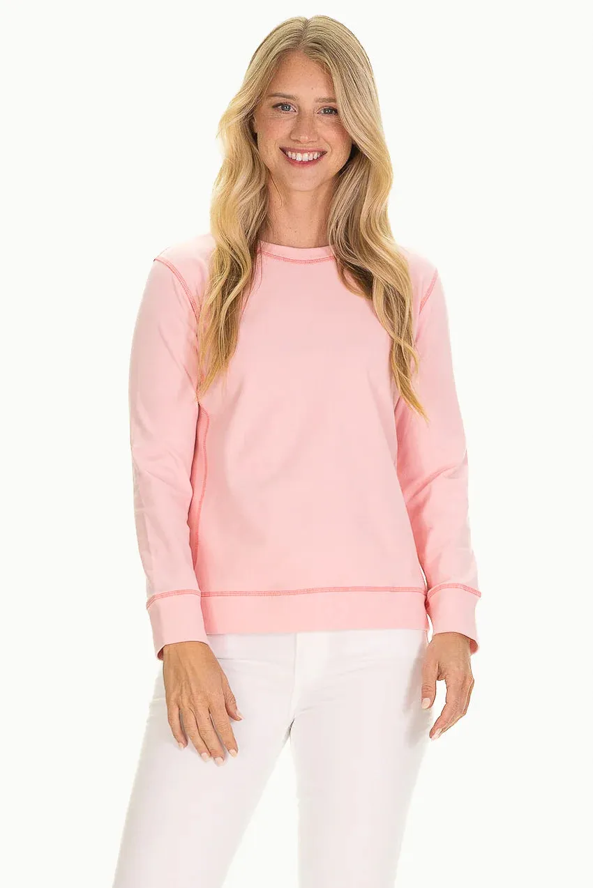 Bon Bon Pink Super Soft Hollis Crewneck