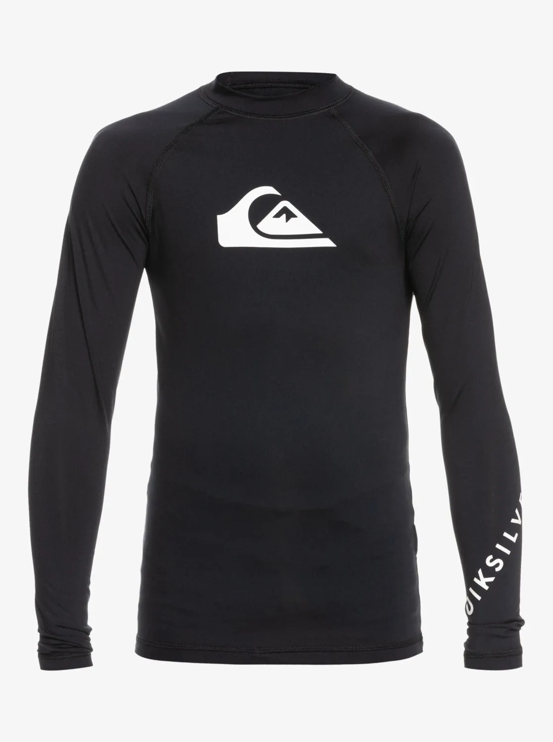 Boys 2-7 All Time Long Sleeve Rashguard - Black