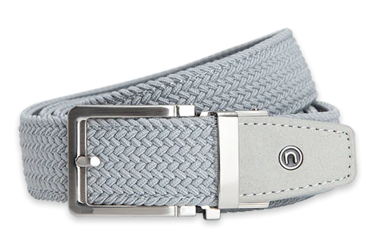 Braided Cool Grey, 1 3/8 Strap, Golf Belt