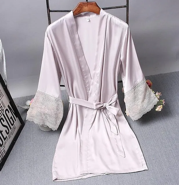 Bridesmaid Robes Satin Robe Bride Elegant Sleepwear