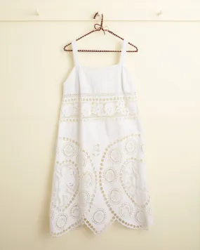 Broderie Lotus Dress - S