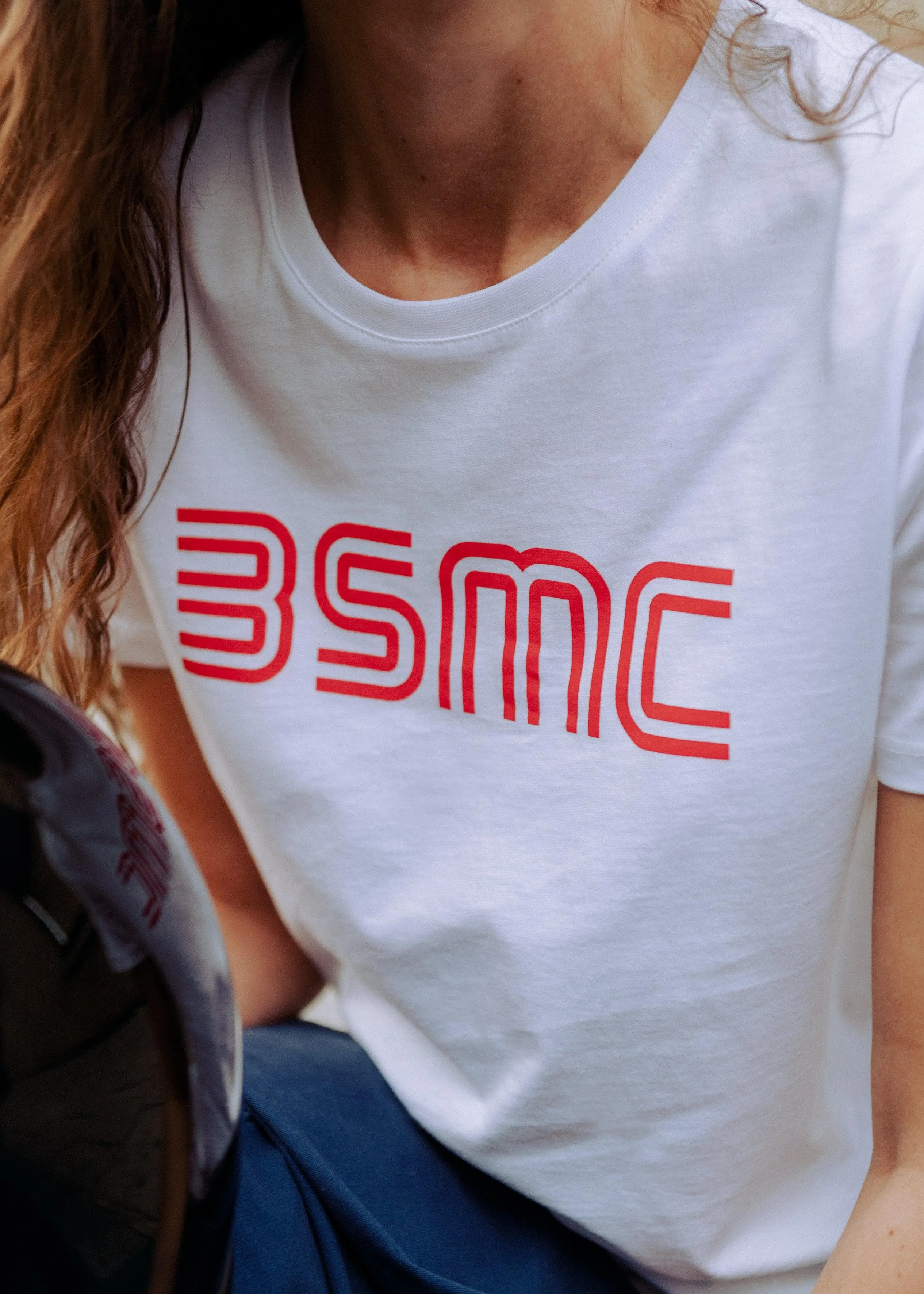 BSMC Women's '77 T Shirt - White/Red