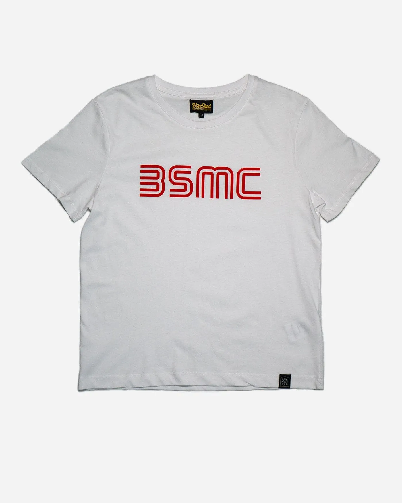 BSMC Women's '77 T Shirt - White/Red