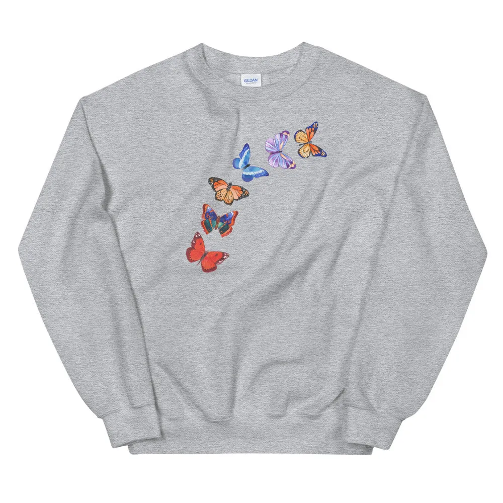 Butterflies in Flight Sweatshirt