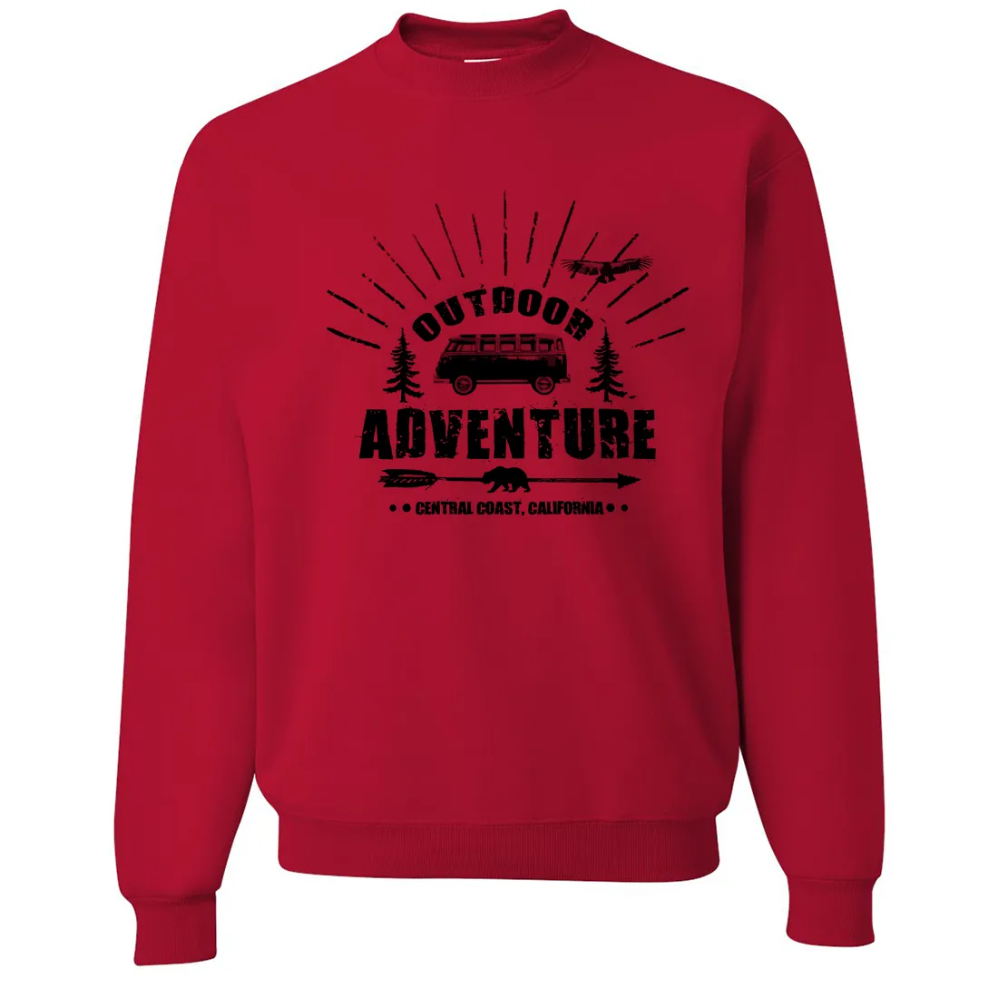 California Outdoor Adventure Crewneck Sweatshirt