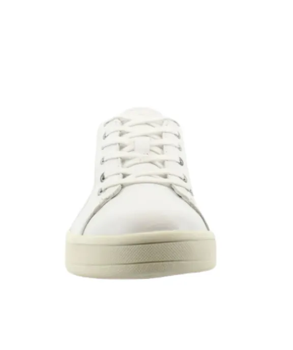 Calvin Klein Sonia White Leather Trainers - Womens