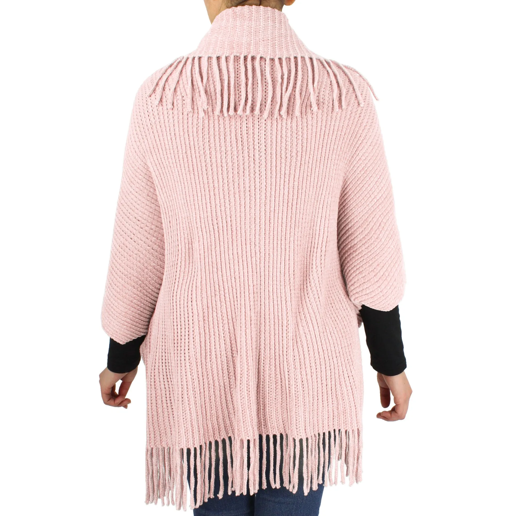 Chenille Fringe Shrug