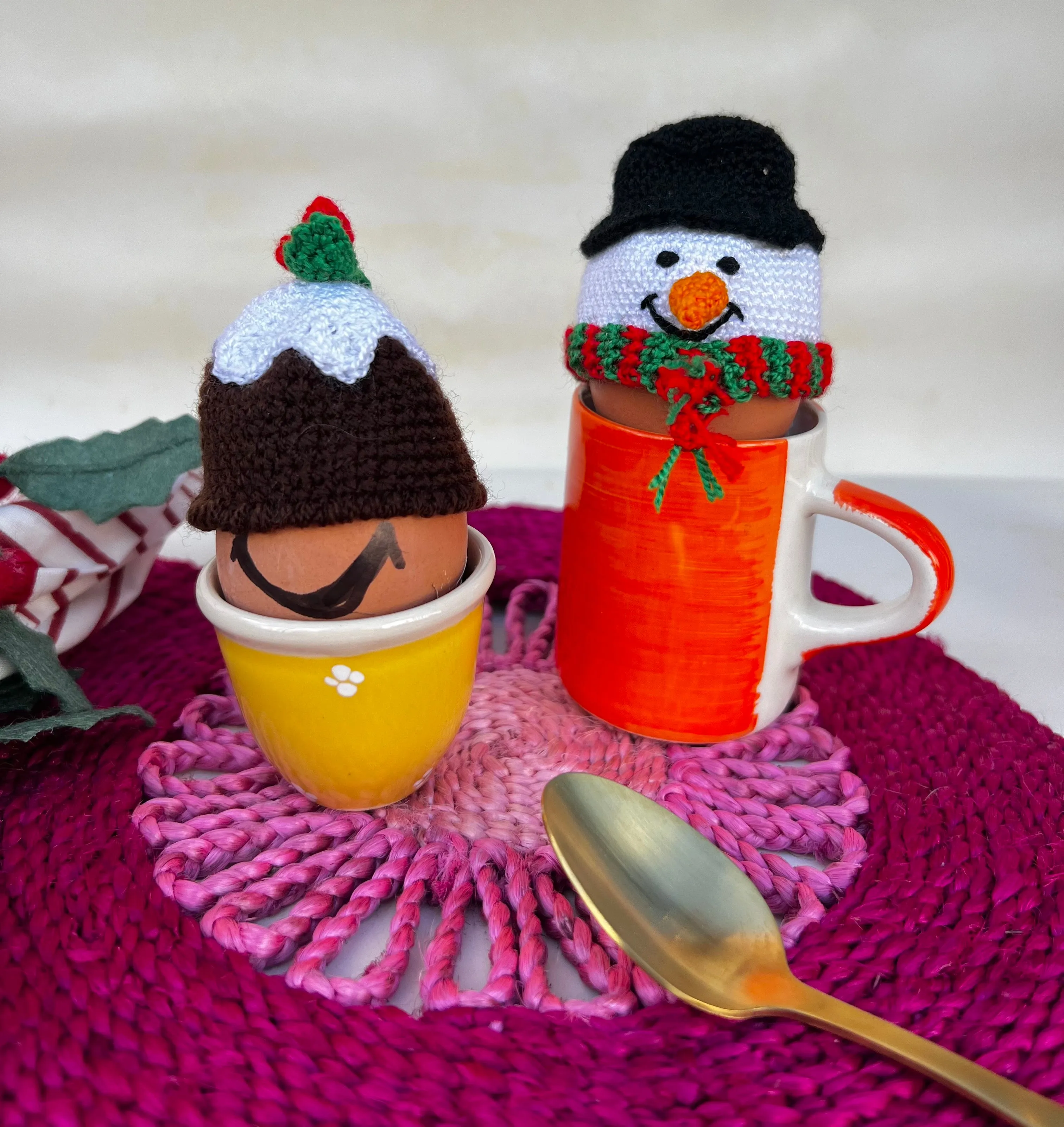 Christmas Egg Cosies - 4 styles