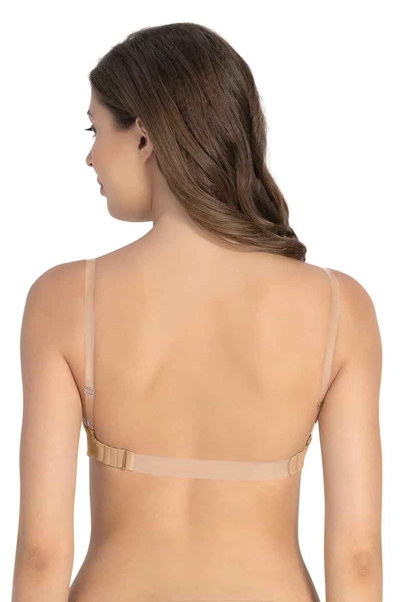 Classic Backless Padded & Non-wired Bra - Sandalwood