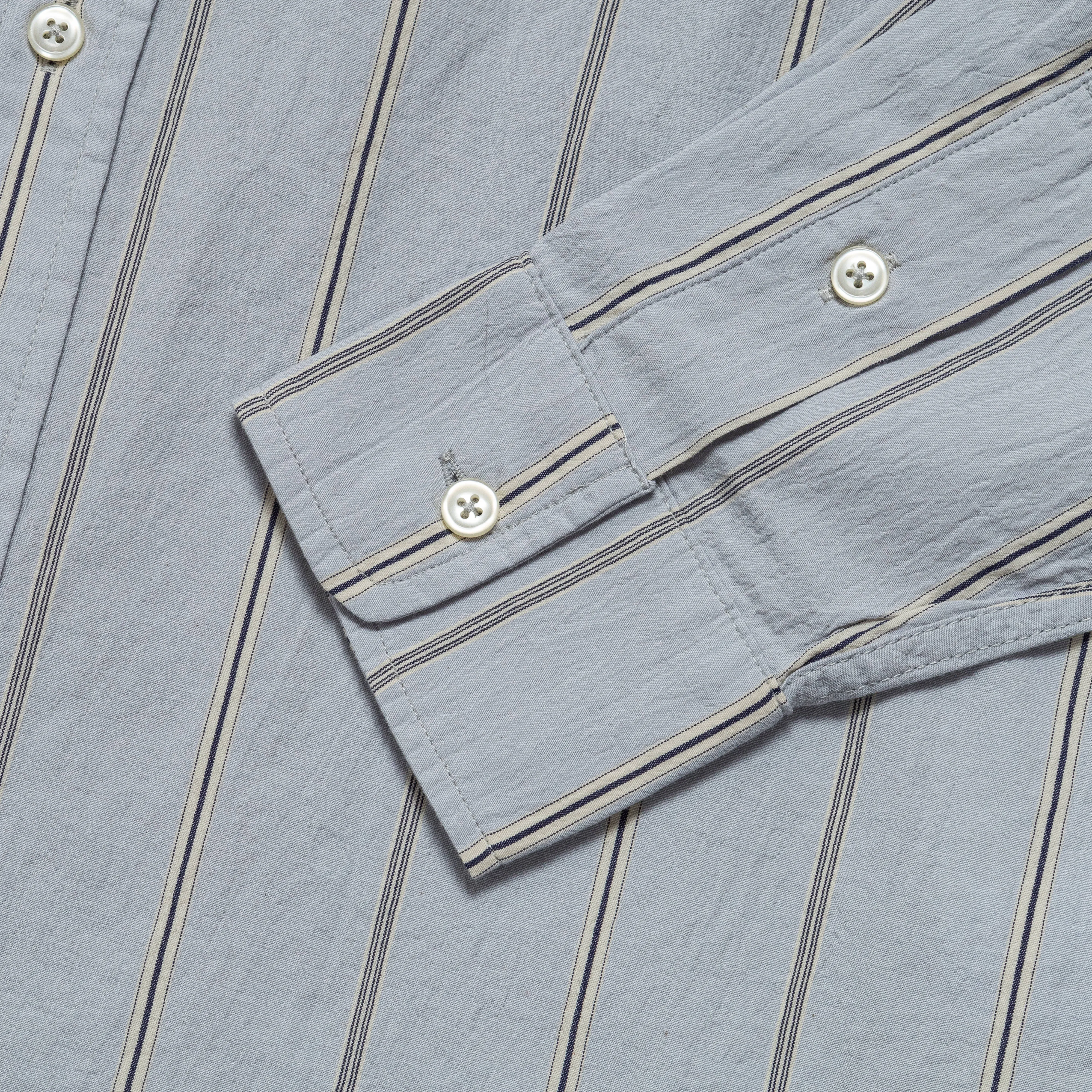 Classic Shirt - Light Blue/Navy Stripe