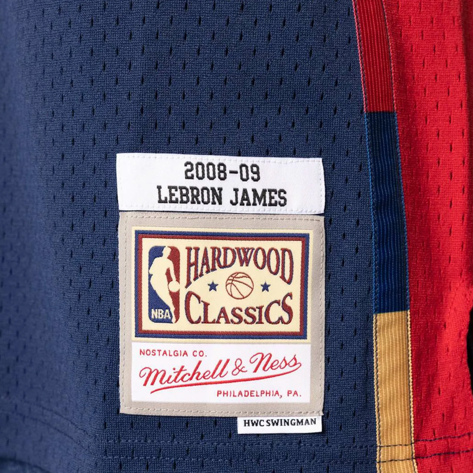 Cleveland Cavaliers LeBron James 2008-09 Hardwood Classics Swingman Alternate Jersey by Mitchell & Ness