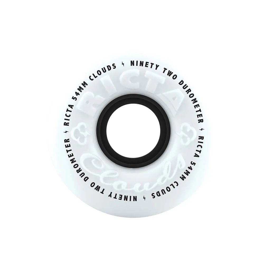 Clouds 92a Wheels 54MM (White/Black)