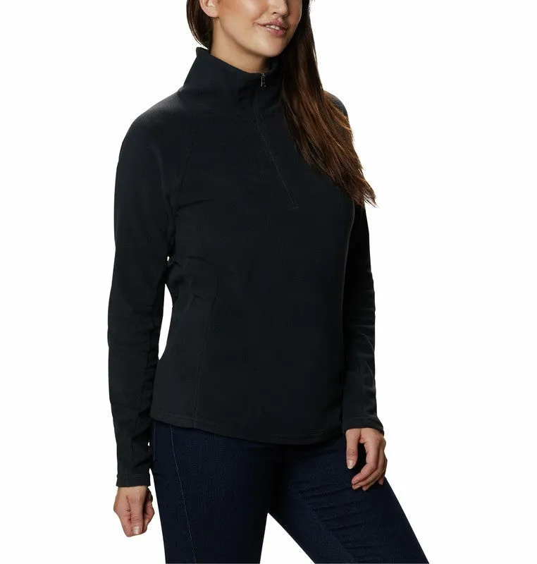 Columbia Ladies Glacial IV Half Zip Fleece-BLACK