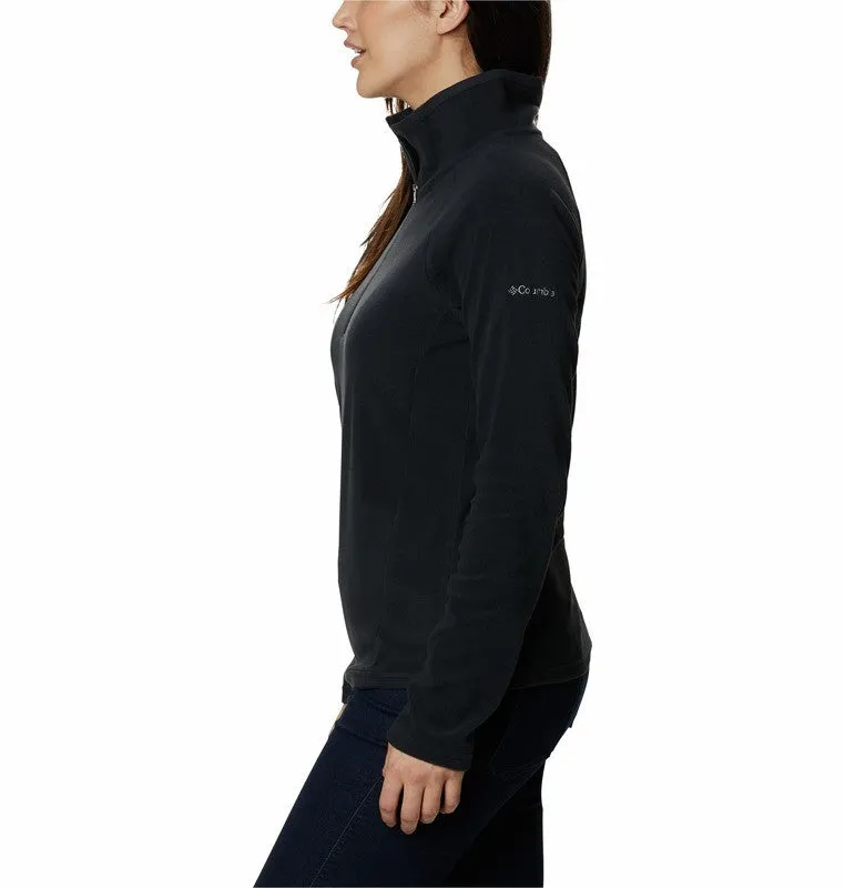 Columbia Ladies Glacial IV Half Zip Fleece-BLACK