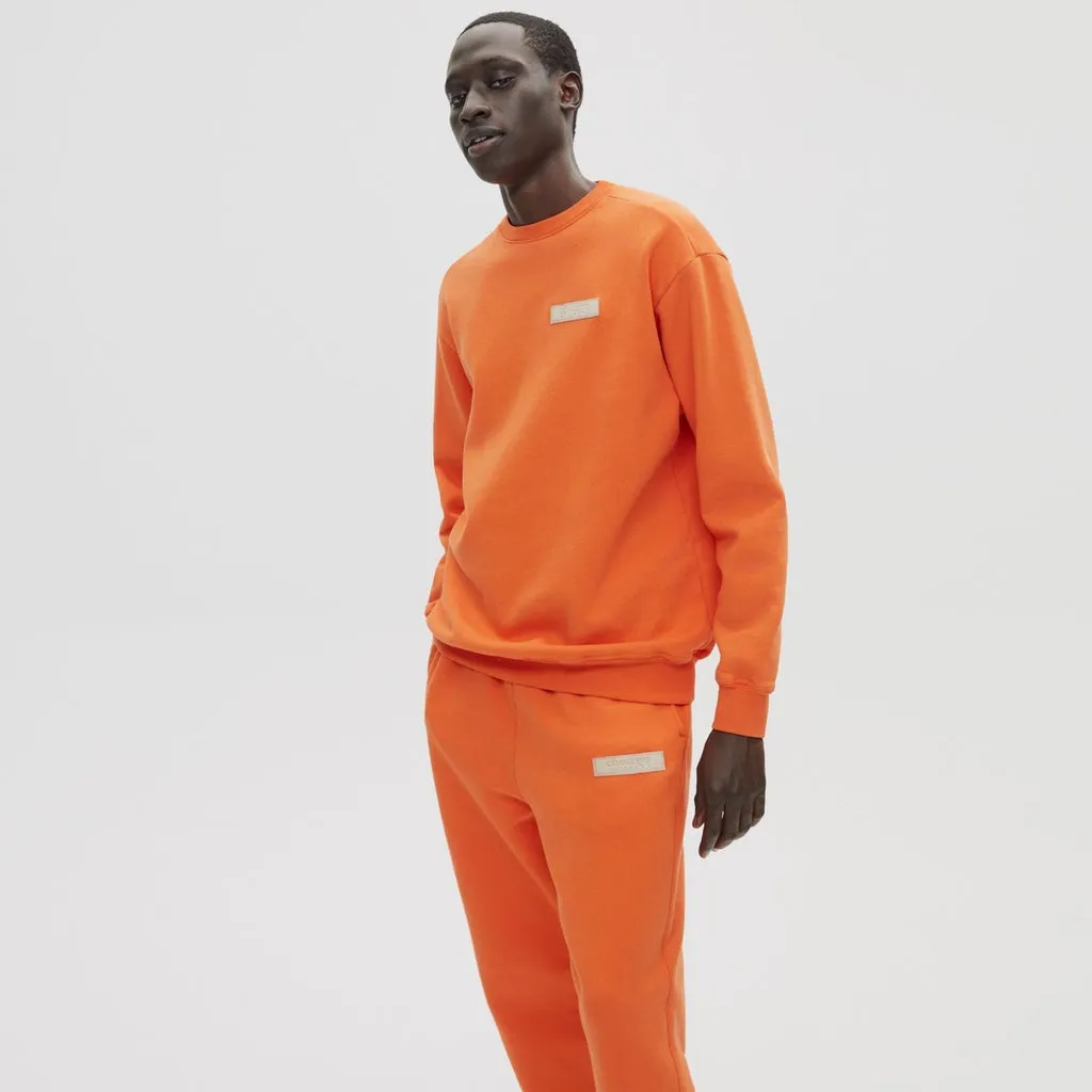 Concepts Leather Patch Sweatpant (Orange)