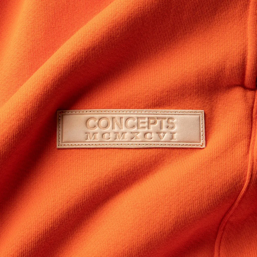 Concepts Leather Patch Sweatpant (Orange)