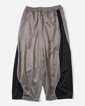 Contrast Poseidon Wide Leg Track Pant - Fog